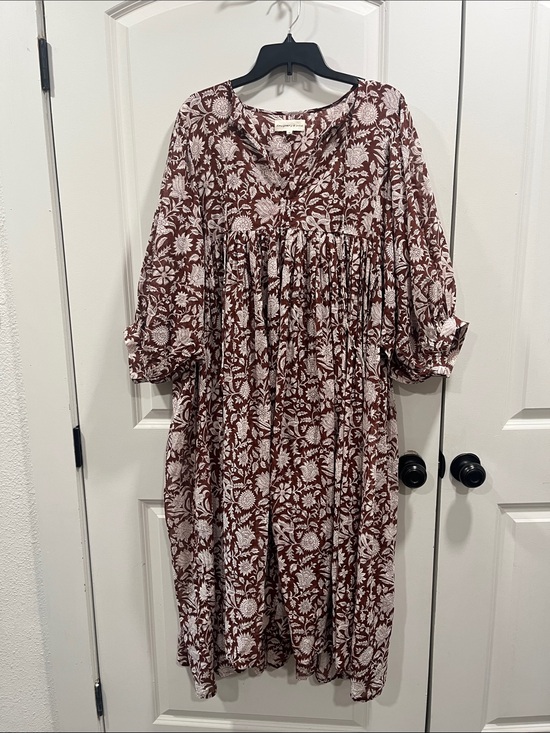 Daughters of India Dresses & Skirts - Daughters of India Kyra Dress in Brown XL